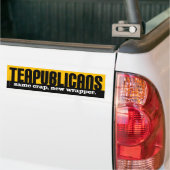Teapublicans - selbe Mist, neue Verpackung Autoaufkleber (Auf Lkw)