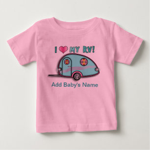 Tear Drop RV Anhänger BABY T-SHIRTS