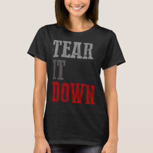 TEAR IT UNTER Konservativen T-Shirt