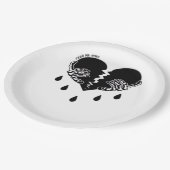 Tear Me Apart Classic Pappteller (Schrägansicht)