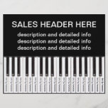 Tear-Off Advertising Flyer Personalized Keyboard<br><div class="desc">Tear-Off Advertising Flyer Personalized Keyboard</div>