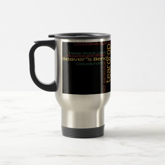 Teardrop-Ansammlungs-Reise-Tasse Reisebecher (Links)
