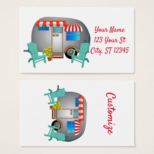 Teardrop Caravan Camper Thunder_Cove (Vorne & Hinten)