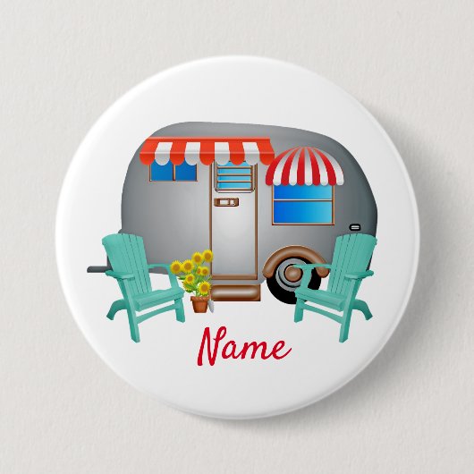 Teardrop Caravan Camper Thunder_Cove Button (Vorderseite)