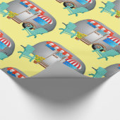 Teardrop Caravan Camper Thunder_Cove Geschenkpapier (Ecke)