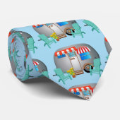 Teardrop Caravan Camper Thunder_Cove Krawatte (Gerollt)