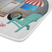 Teardrop Caravan Camper Thunder_Cove Schneidebrett (Ecke)