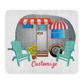 Teardrop Caravan Camper Thunder_Cove Schneidebrett (Vorderseite)