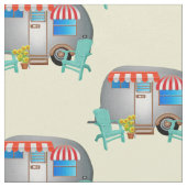 Teardrop Caravan Camper Thunder_Cove Stoff (Nahaufnahme)