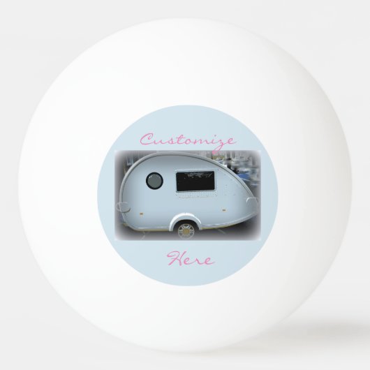 Teardrop-Caravan Thunder_Cove Tischtennisball (Vorderseite)