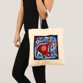 Teardrop-Himmel-Taschen-Tasche Tragetasche (Vorderseite (Produkt))
