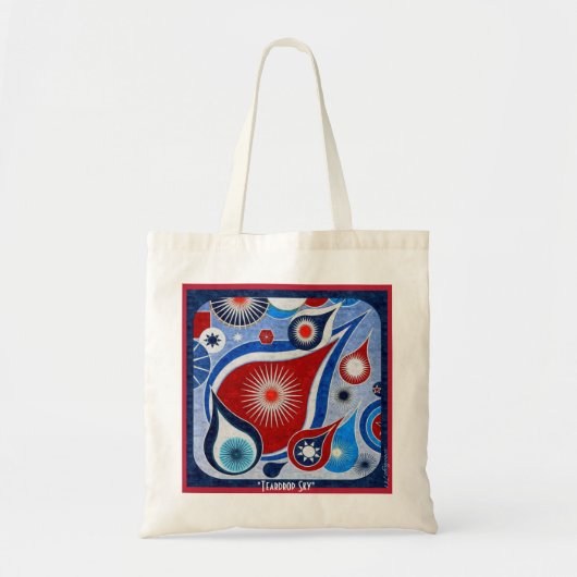 Teardrop-Himmel-Taschen-Tasche Tragetasche (Vorne)