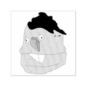 Teardrop nose goofy puppet permastempel (Design)