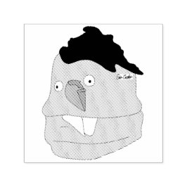 Teardrop nose goofy puppet permastempel