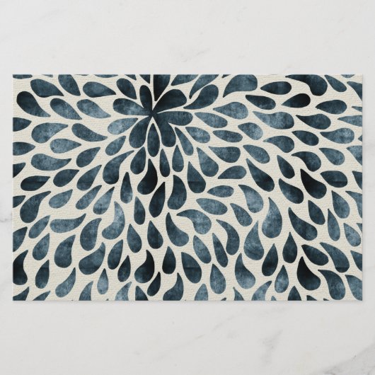 Teardrop Petals Briefpapier (Vorderseite)