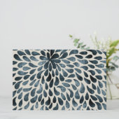 Teardrop Petals Briefpapier (Stehend Vorderseite)