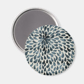 Teardrop Petals Magnet (Vorderseite/Rückseite)