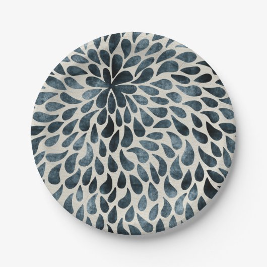 Teardrop Petals Pappteller (Vorderseite)