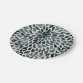 Teardrop Petals Pappteller (Schrägansicht)