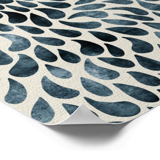 Teardrop Petals Poster (Ecke)