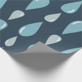 Teardrop Rainfall Pattern Geschenkpapier (Ecke)