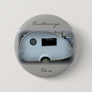 Teardrop Sinti und Roma Caravan Button