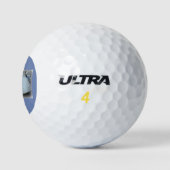 Teardrop Sinti und Roma Caravan Golfball (Logo)