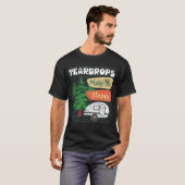 Teardrop Trailer machen mich glücklich Retro Campe T-Shirt (Vorne ganz)