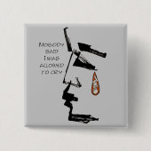 Teardrop Verlust des Baby-Buttons Button (Vorderseite)