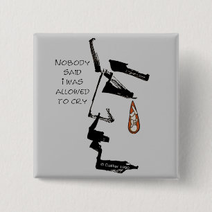 Teardrop Verlust des Baby-Buttons Button