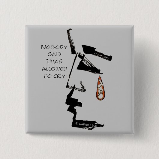 Teardrop Verlust des Baby-Buttons Button (Vorderseite)