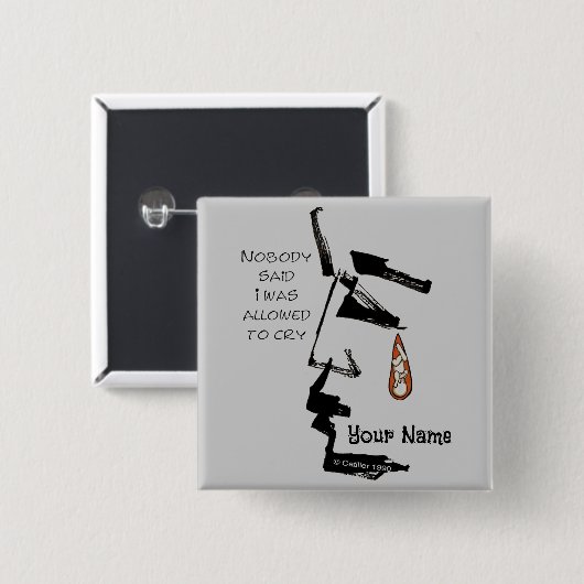 Teardrop Verlust des Baby-Buttons Button (Vorne & Hinten)