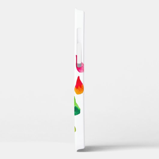 Teardrops Aquarell farbenfroh whimsical Case-Mate iPhone Hülle (Rückseite / Links)