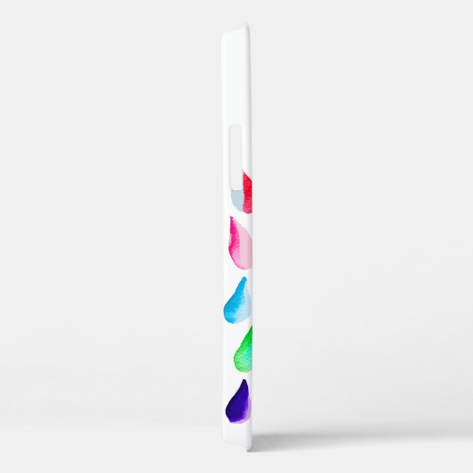 Teardrops Aquarell farbenfroh whimsical Case-Mate iPhone Hülle (Rückseite / Rechts)