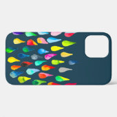 Teardrops Aquarell farbenfroh whimsical Case-Mate iPhone Hülle (Rückseite (Horizontal))
