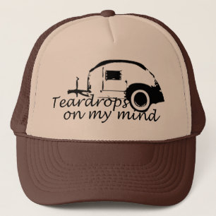 Teardrops auf meinem Verstand. .campers, der Truckerkappe
