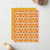 Teardrops Mitteilungskarte (Vorderseite/Rückseite Beispiel)