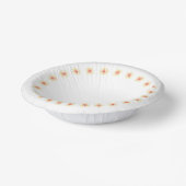 Teardrops rot, orange und gelb pappteller (Gewinkelt)