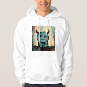 Teardrops und Hörner Hoodie