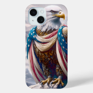 Tearful Bald Eagle mit amerikanischer Flagge Case-Mate iPhone Hülle