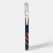 Tearful Bald Eagle mit amerikanischer Flagge Case-Mate iPhone Hülle (Rückseite / Links)