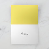 Tearful Honeybee for Thinking of You Karte (Innenseite)