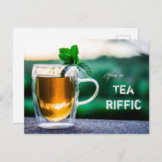 Teariffic Postkarte (Vorne/Hinten)