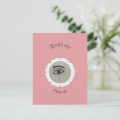 Tearing eye Throw Pillow Feiertagspostkarte (Stehend Vorderseite)