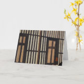 Tearoom Closeup "The Shoji screen doors" Karte (Gelbe Blume)