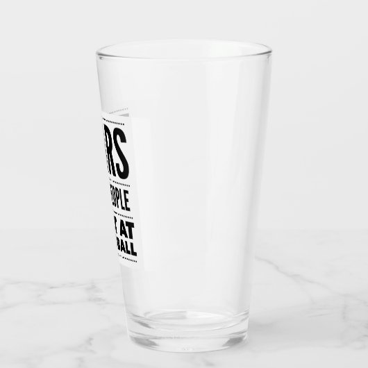 TEARS DER MENSCHEN, DIE ICH IN PICKLEBALL BEFINDE GLAS (Links)