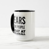 TEARS DER MENSCHEN, DIE ICH IN PICKLEBALL BEFINDE TASSE (Vorderseite Links)