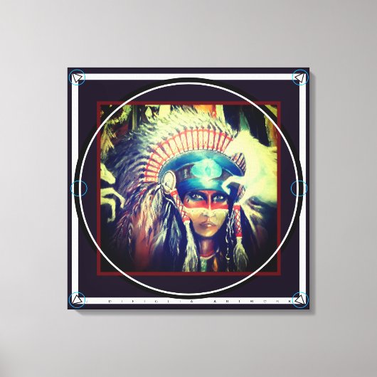 TEARS OF MOURNING - 24"x24"x3/4" Leinwanddruck (Vorderseite)