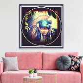 TEARS OF MOURNING - 24"x24"x3/4" Leinwanddruck (Insitu (Wohnzimmer))