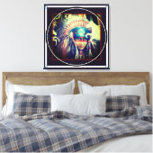 TEARS OF MOURNING - 24"x24"x3/4" Leinwanddruck (Insitu (Schlafzimmer))